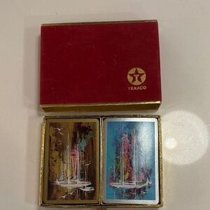 Vintage Texaco Playing Cards Set